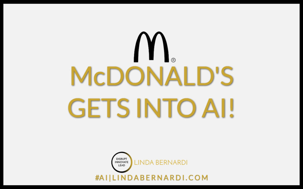 McDonald's and Artificial Intelligence